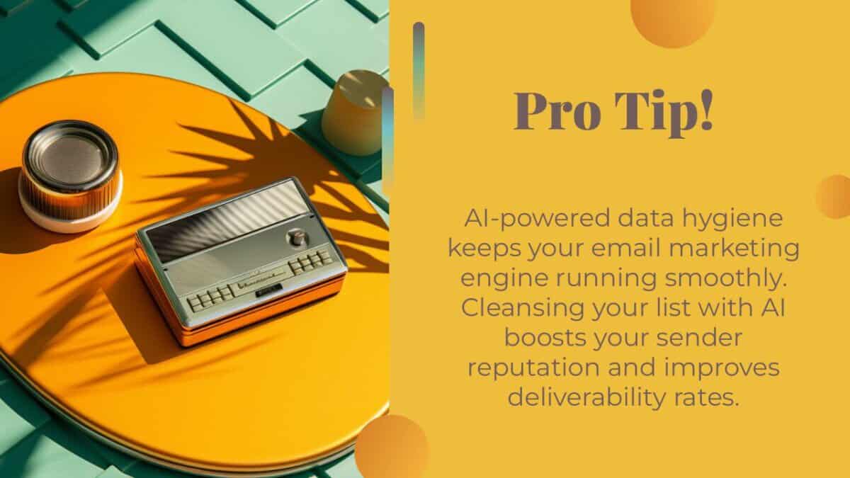 Ai powered data keeps your email marketing engine running smoothly and cleaning your list.